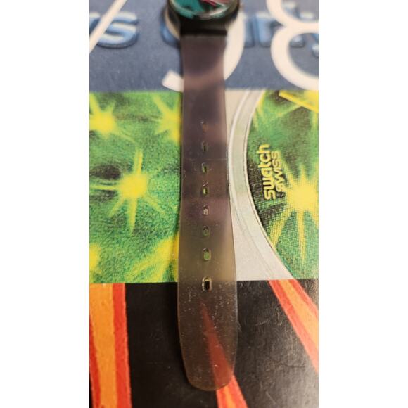 Swatch Watch VELVET UNDERGROUND LB108 1985 Standard Ladies New Old Stock - Picture 3 of 9